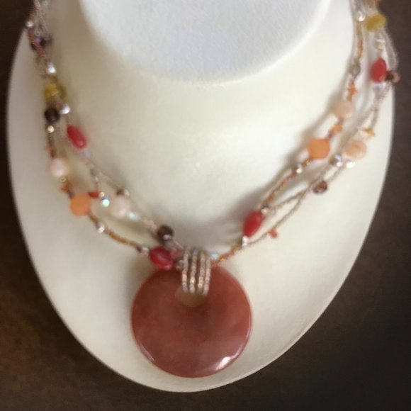 Collier Lia Sophia - Bijou Fantaisie Vintage - Occasion
